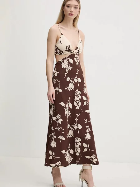 Obleka Abercrombie & Fitch rjava