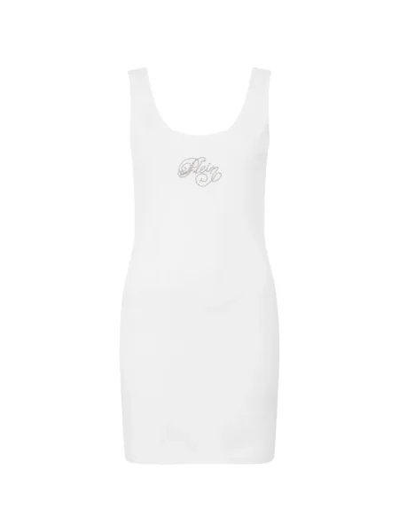 Mini rochie mini Philipp Plein de costum mini alb