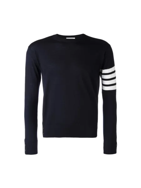 Sweter Thom Browne wełniany niebieski
