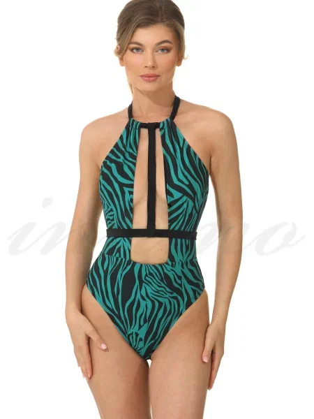 Купальник слитный с мягкой чашкой