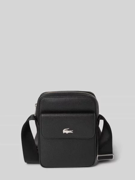 Torba na ramię Lacoste Business Vertical Satchel czarny