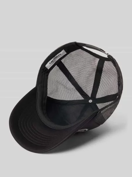 Czapka z daszkiem Carhartt Wip w serca z nadrukiem czarna