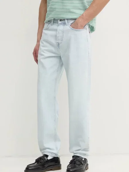 Pepe Jeans jeansy LOOSE JEANS INFUSED WHITE białe