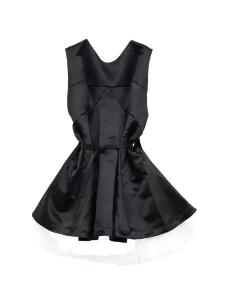 Cu centură rochie mini Vaquera din tul negru