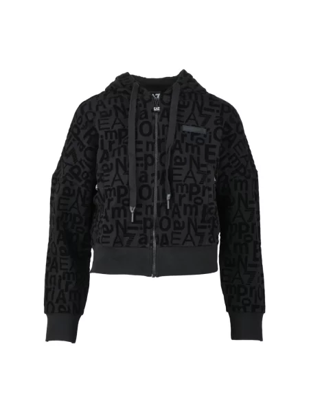 Bluza Emporio Armani Ea7 z autografem czarna