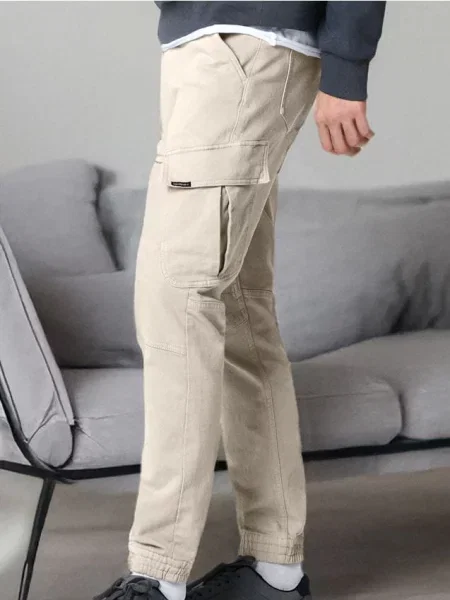 Sinsay Džíny regular jogger fit béžová