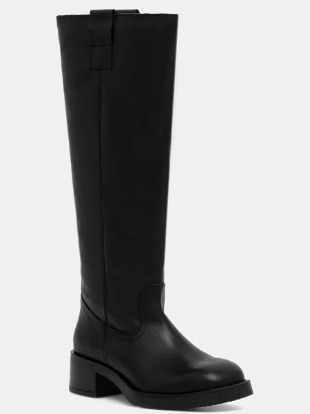 Steve Madden ghete de piele Banner cu drept negru