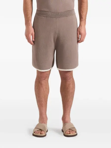 Pantaloni scurți Manière De Voir tricotate maro