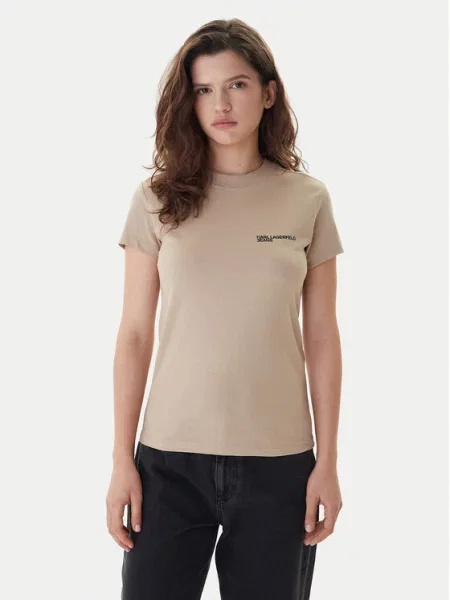 Karl Lagerfeld Jeans T-Shirt πράσινο