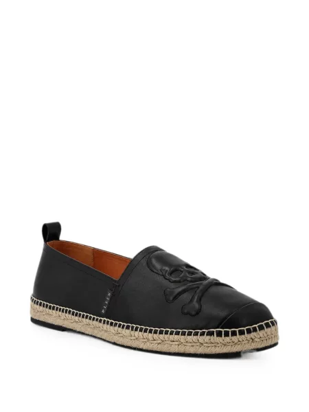 Espadrile Philipp Plein din piele negru