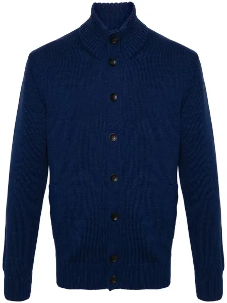Cardigan Zanone tricotate albastru