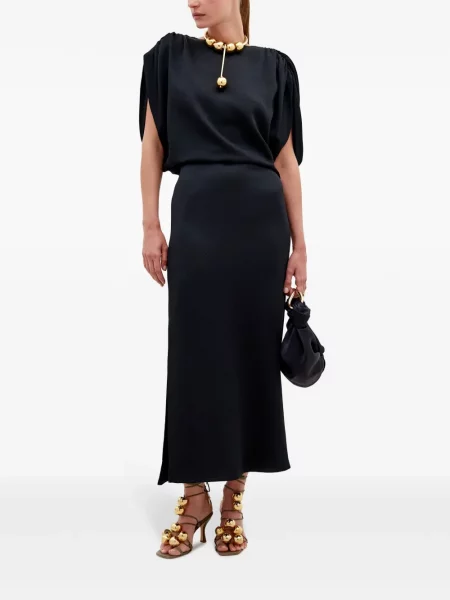 Maxi suknele Silvia Tcherassi juoda