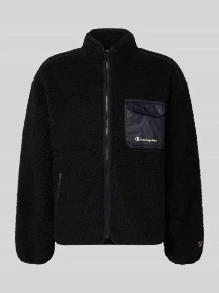Bluza rozpinana z futerka Champion czarna