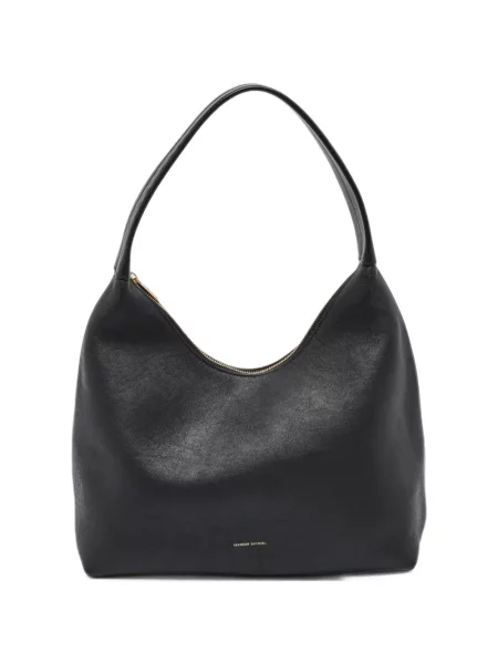 Δερμάτινη τσάντα shopper Mansur Gavriel μαύρο