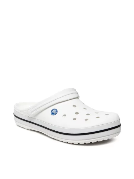 Шлепанцы Crocs белые