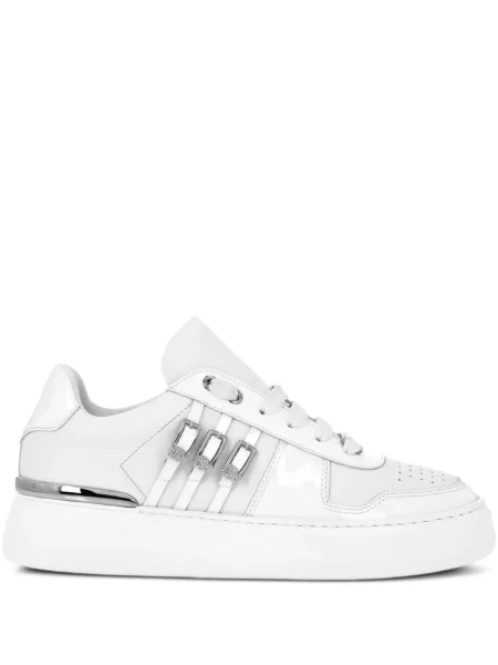 Sneakerși Philipp Plein de cristal alb