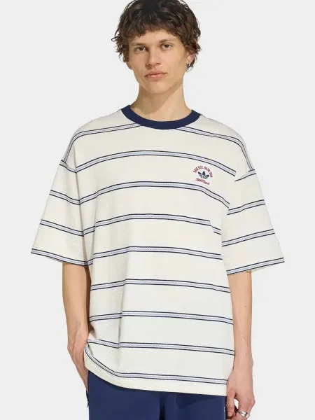 Adidas Originals tricou pentru bărbați din cu Resort bej