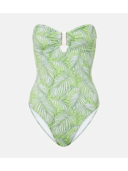 Strój kąpielowy Melissa Odabash z nadrukiem bez ramiączek