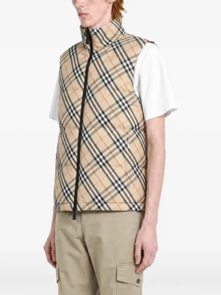 Reversibil vestă Burberry în carouri