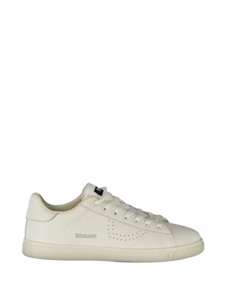 Sneakerși Blauer cu imagine alb