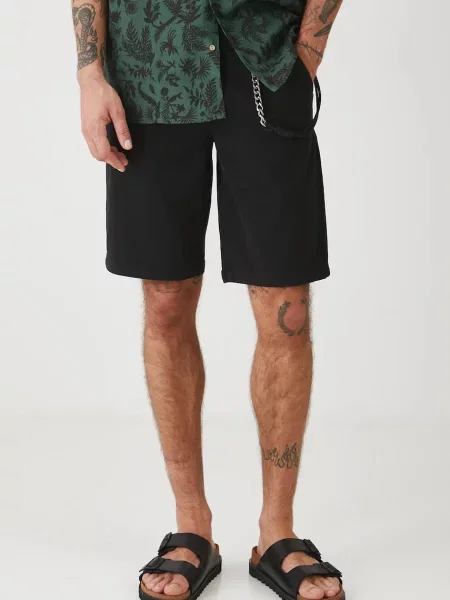 Džínové šortky Medicine černá