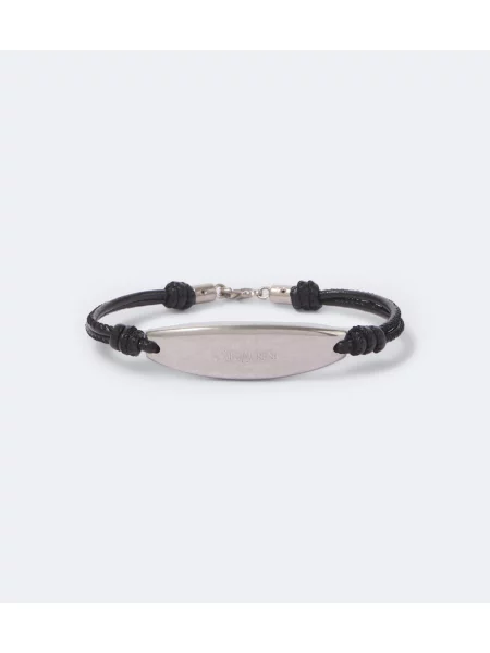 Brăţară Saint Laurent din piele negru