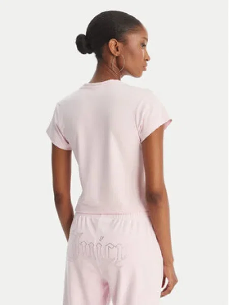 Juicy Couture Póló Capped rózsaszín