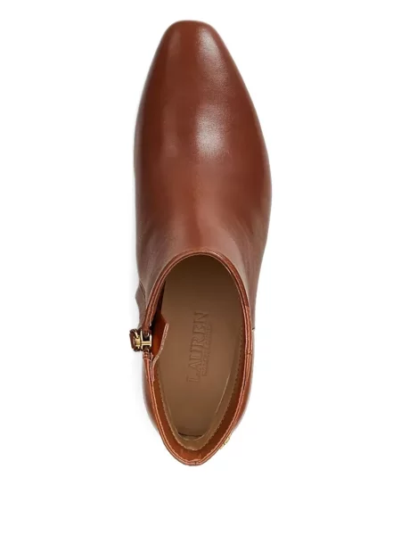 Μποτάκια Lauren Ralph Lauren καφέ
