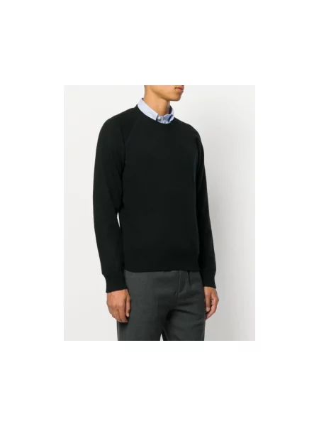 Sweter Barba Napoli z kaszmiru czarny