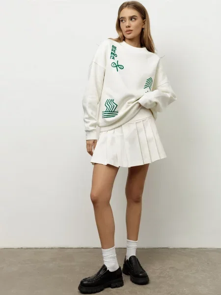 HARVEST Dakota Спідниця міні Молочний Бавовна/еластан