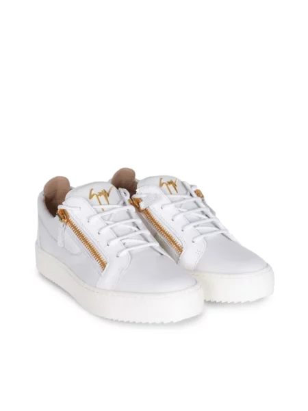 Sneakersy Giuseppe Zanotti Frankie skórzane białe