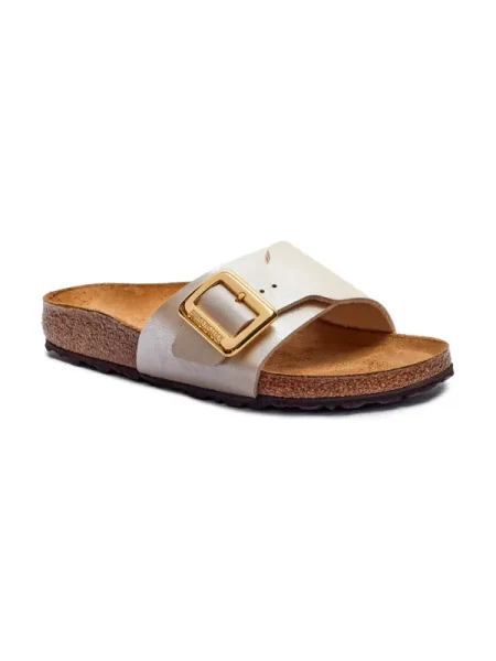 Birkenstock Șlapi Catalina cu adaos de piele bej