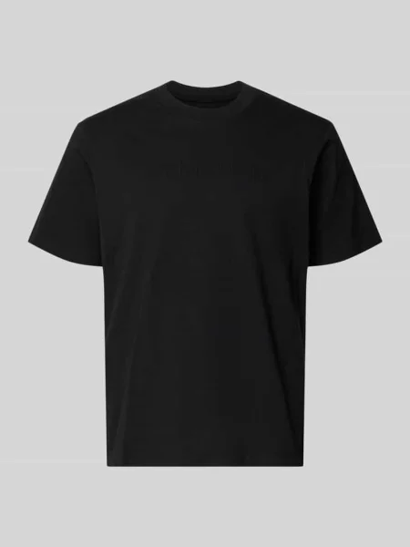 T-shirt z okrągłym dekoltem Ck Calvin Klein czarna