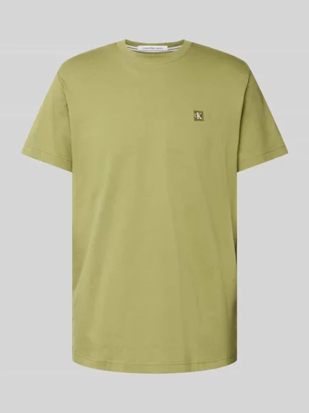 T-shirt z naszywką z logo model ‘CK EMBRO’ Calvin Klein Jeans