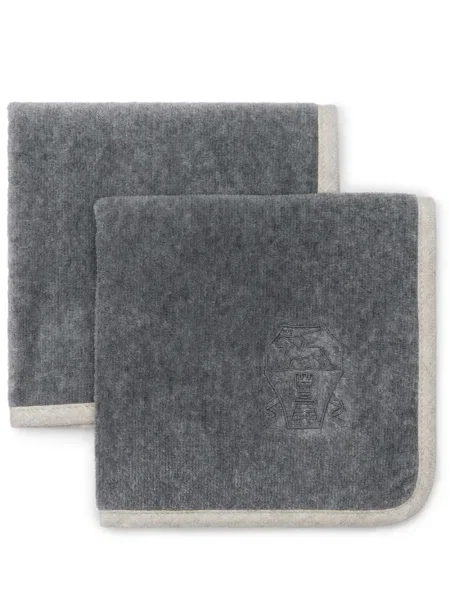 Halat Brunello Cucinelli cu broderie gri