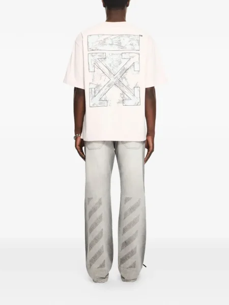 Tricou Off-white scurt alb