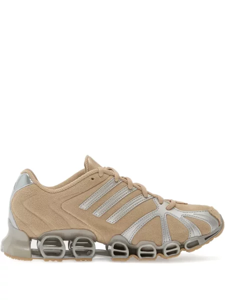 Sneakerși Adidas Campus cu imagine alergare din piele de căprioară negru