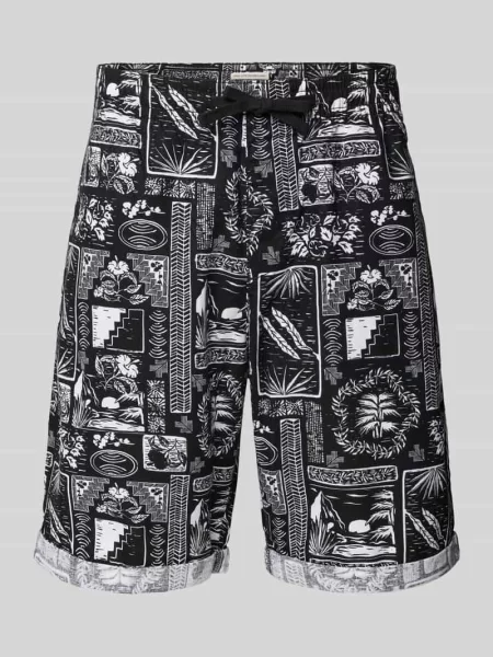 Bermudy o kroju relaxed fit z mieszanki lnu i bawełny Tom Tailor Denim