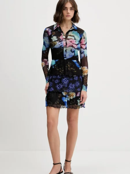 Сукня Desigual CORAL LACROIX mini пряма чорний