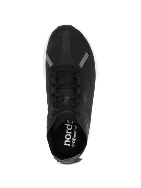 Sneakerși Norda cu șireturi din dantelă negru