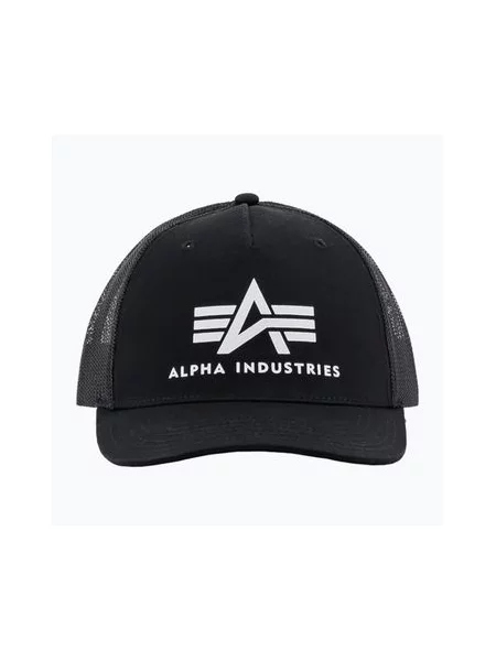 Бейсболка Alpha Industries Basic Trucker Cap чорний