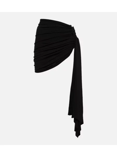 Fustă Christopher Esber drapată negru