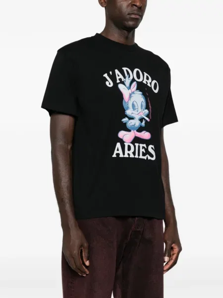 Tricou Aries cu imagine negru