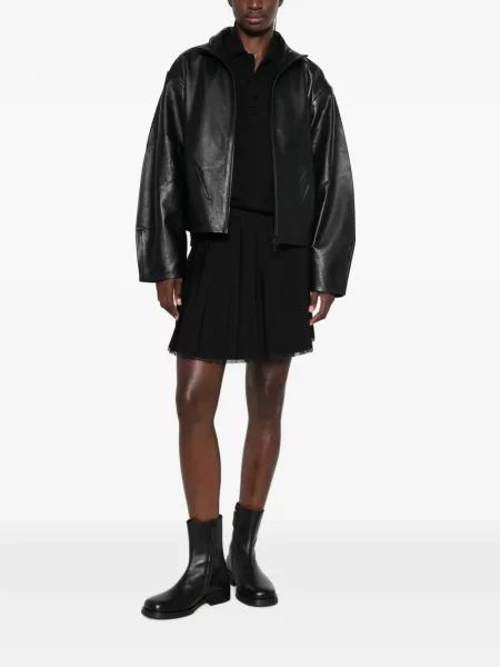 Fusta mini Twinset din dantelă negru