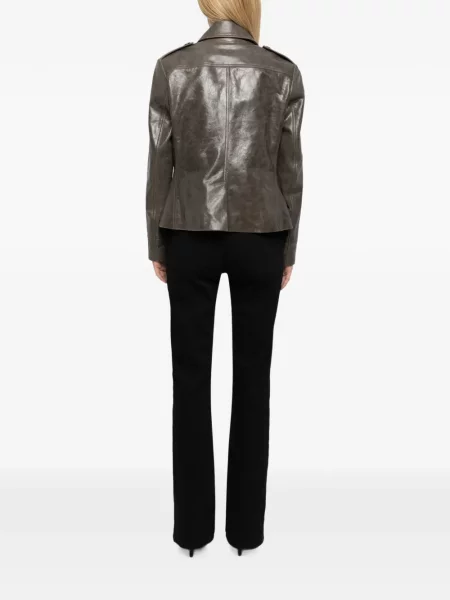 Geanta de piele Zadig&voltaire gri