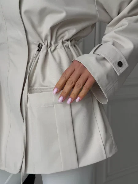Тренч Jadone Fashion бежевый