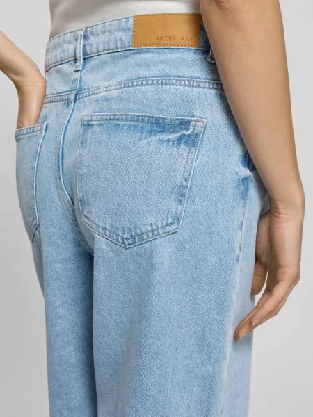 Jeansy z 5 o kroju wide fit model „ALEXA” Noisy May