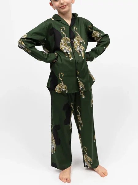 Детская пижама Cyberjammies зеленая