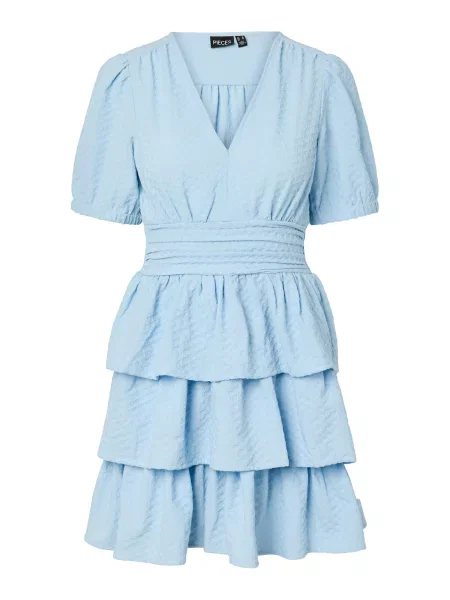 PIECES Rochie PCMONIKA deschis albastru