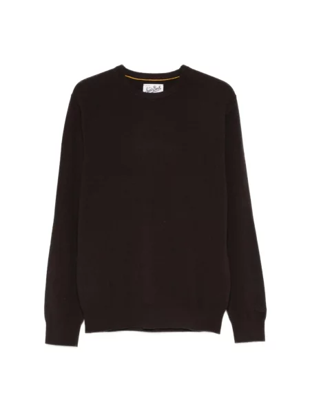 Sweter Mc2 Saint Barth brązowy